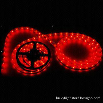 SMD3528 Flexible Strip Light, 30/60/120pcs LEDs per Meter and 12V DC Input Voltage
